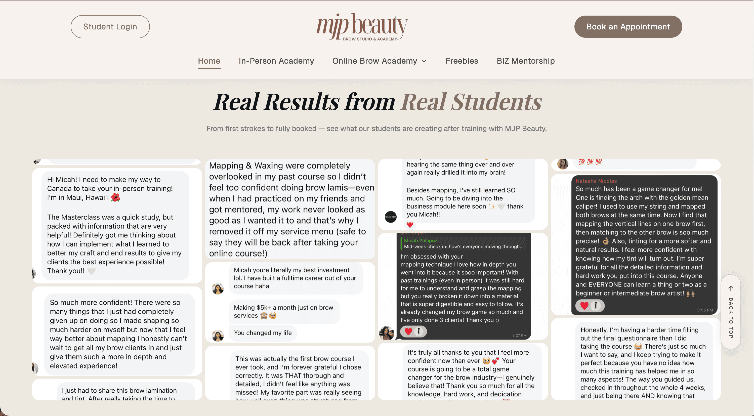 MJP Beauty – slide 3