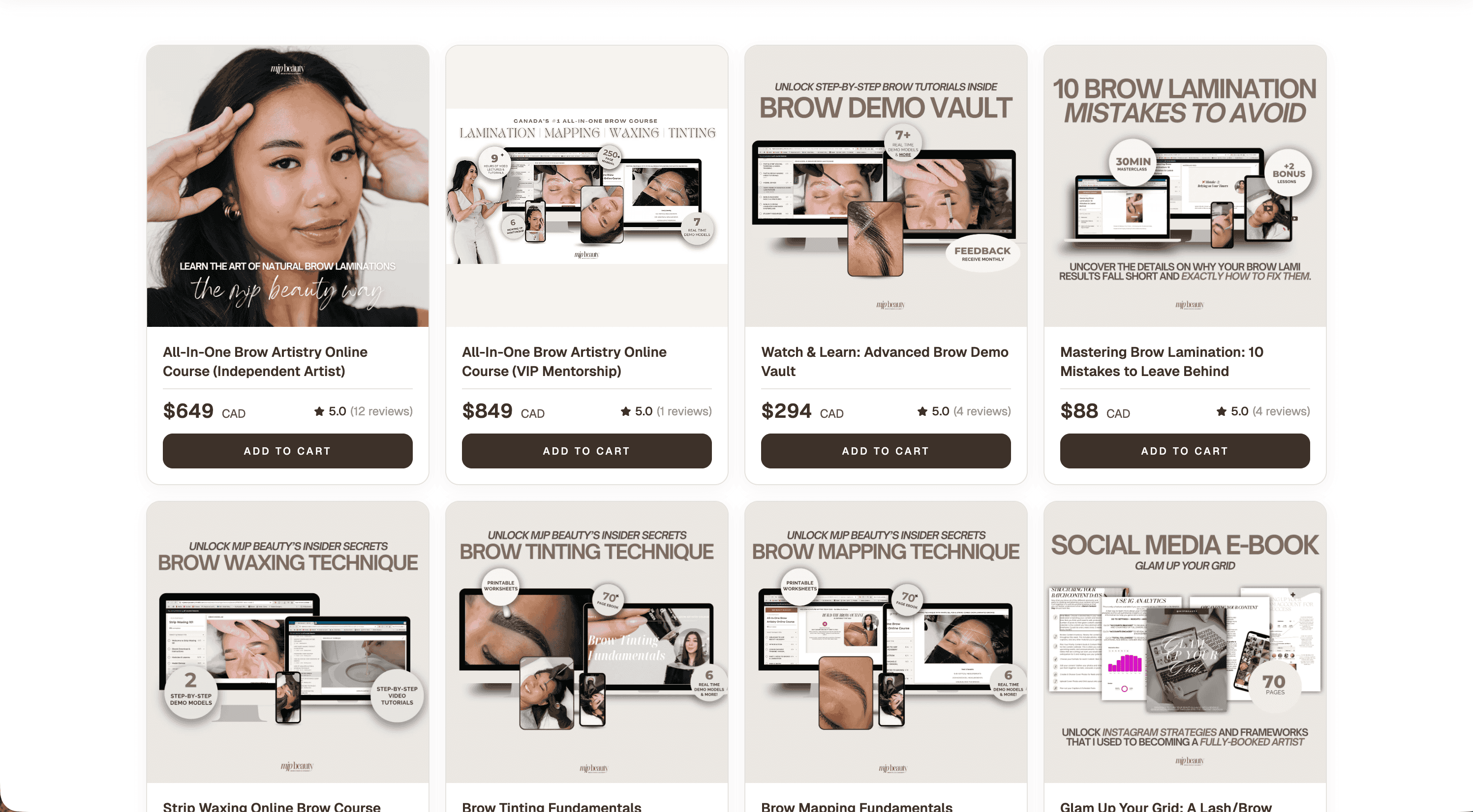 MJP Beauty – slide 5